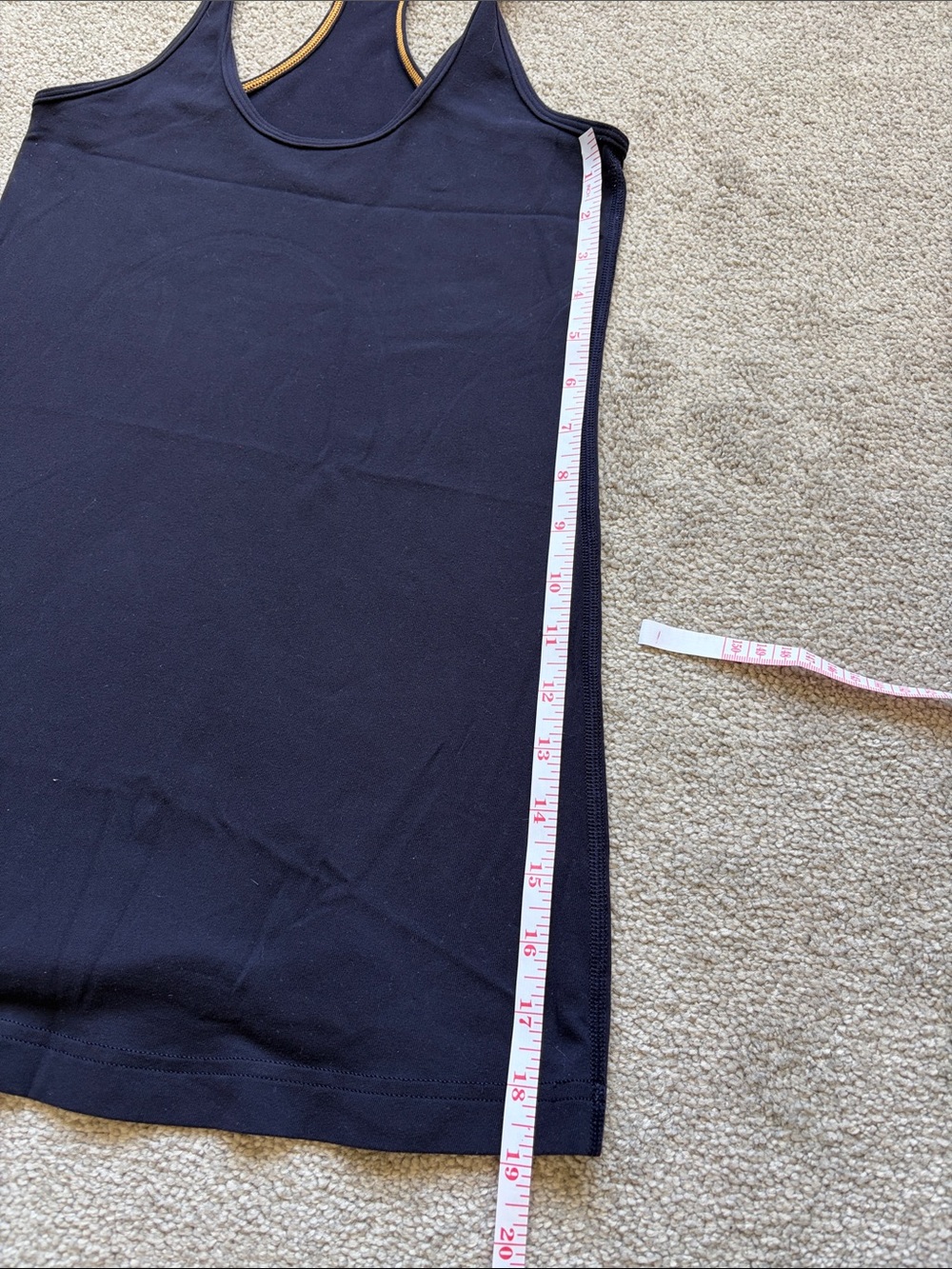 lululemon Navy Racerback Tank - Picture 4 of 5